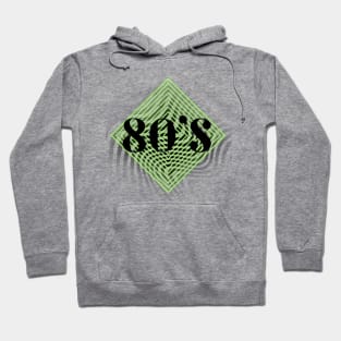 1980 RETRO Vibes Neon Green Hoodie